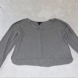 Long Sleeve Shirt with a V neck cut